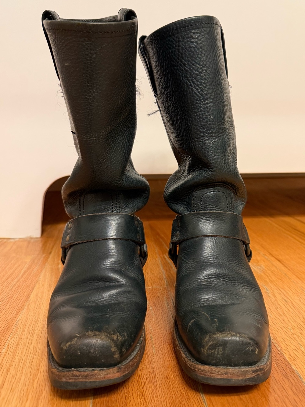 Frye Harness 12R Teal Square Toe Boot - Picture 2 of 10